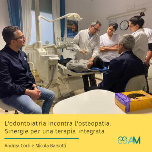 corso online in presenza blended ECM L'odontoiatria incontra l'osteopatia il dolore sinergie per una terapia integrata Nicola Barsotti Andrea Corti