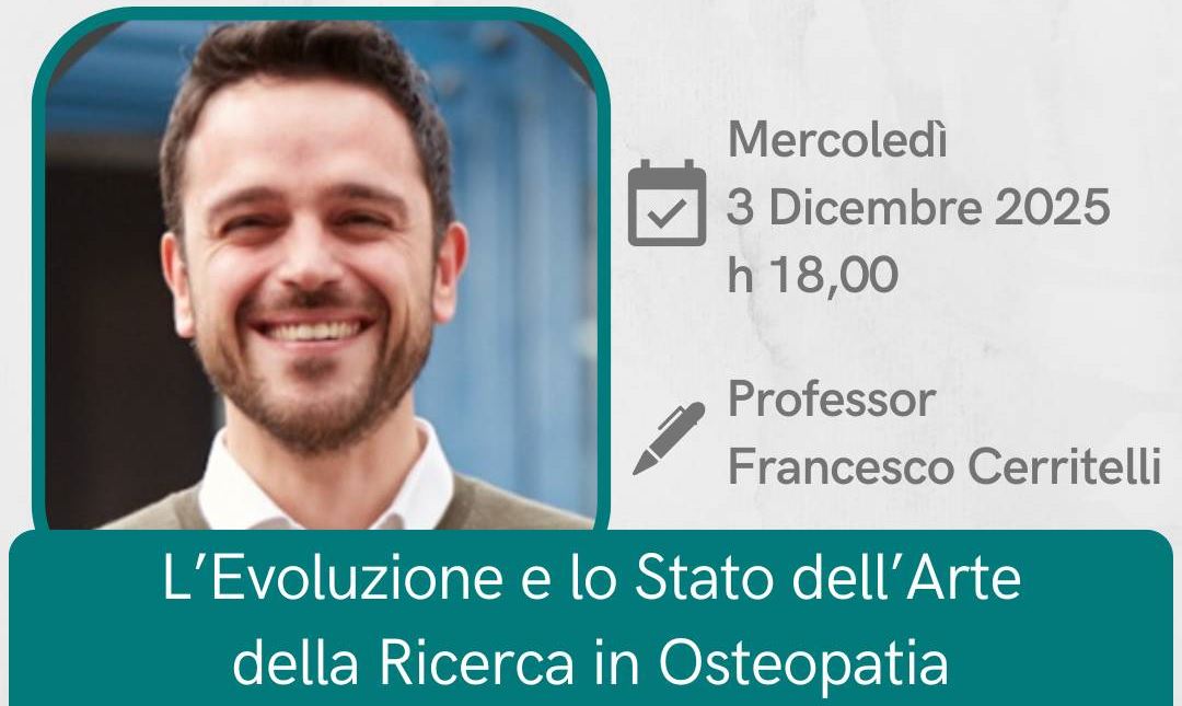 L'evoluzione e lo stato dell'arte della ricerca in osteopatia webinar mibes
