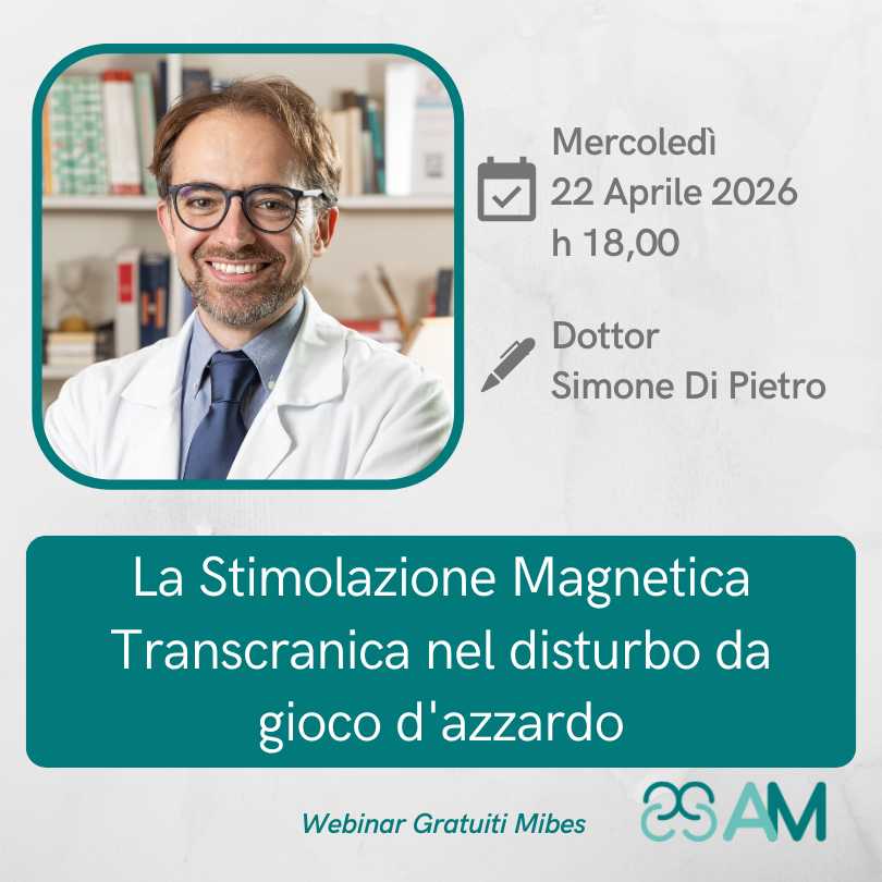 Transcranica nel disturbo da gioco d'azzardo Simone Di Pietro webinar Mibes online gratuito