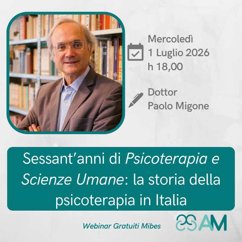 Sessant’anni di Psicoterapia e Scienze Umane: la storia della psicoterapia in Italia Dott Paolo Migone Webinar Mibes